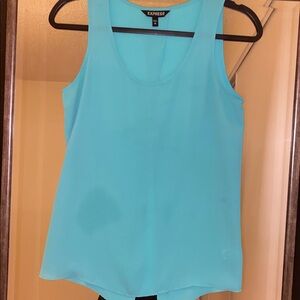 Express Aqua Sleeveless Blouse